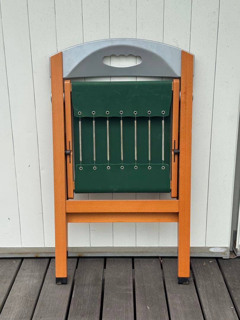 1990's ミッドセンチュリー ポストモダン 折りたたみチェア 2脚セット