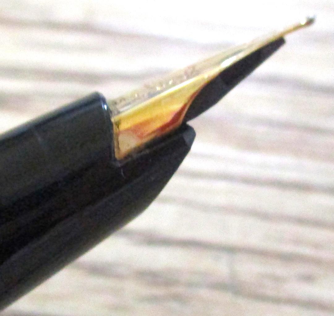 モンブラン 万年筆 ペン先14K MONTBLANC インク付き