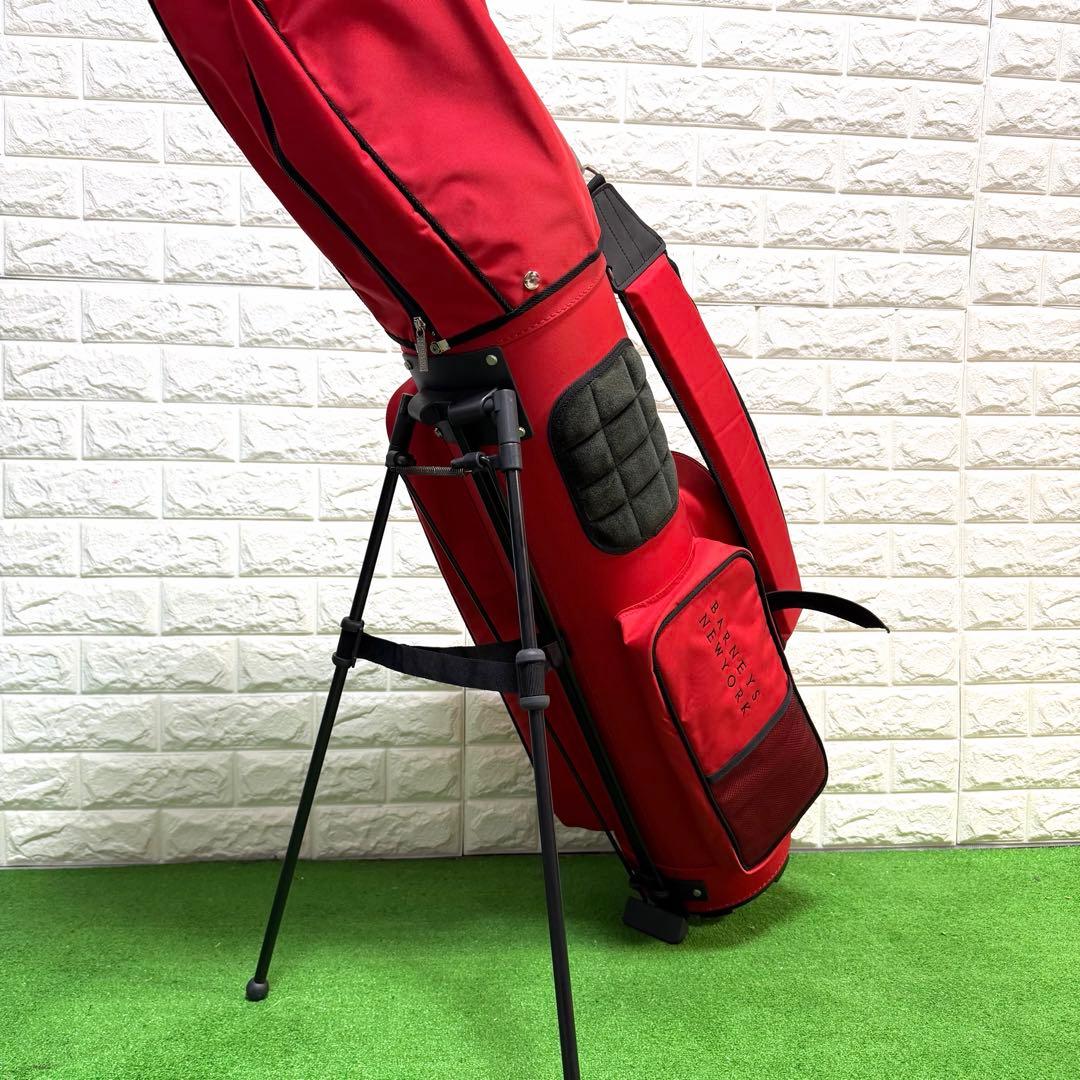 希少　ほぼ未使用　BARNEYS NEWYORK キャディーバッグ　スタンド式