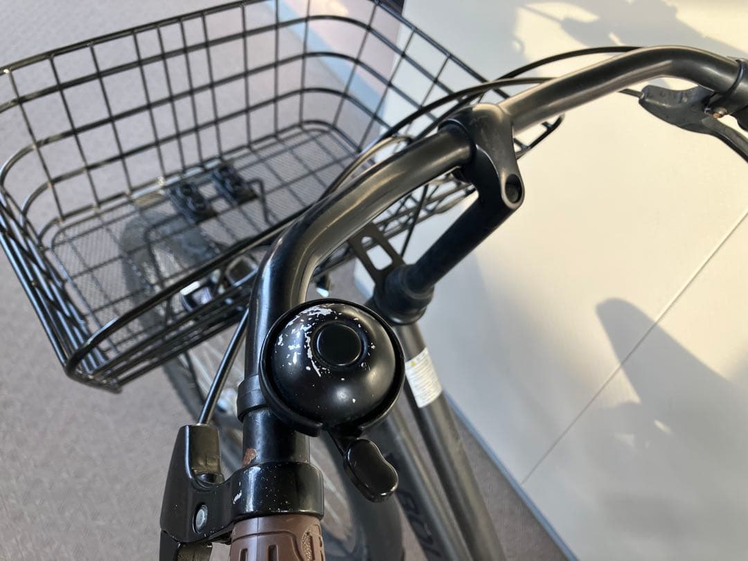 シティサイクル ブラック 前カゴ付き