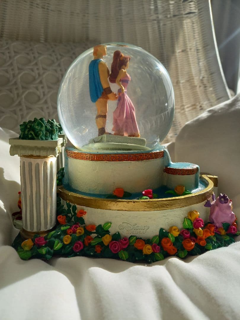 ヘラクレス メガラ メグ I won't say オルゴール スノーグローブ