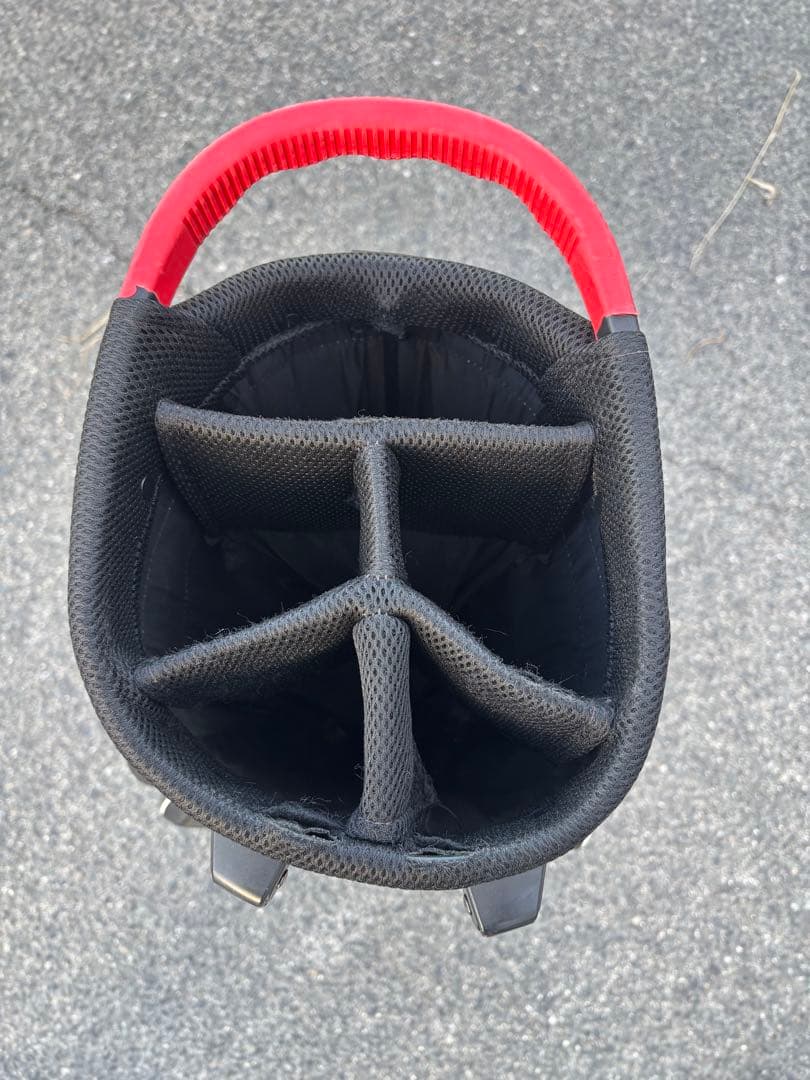 ゴルフバッグ・キャディバッグ 黒赤