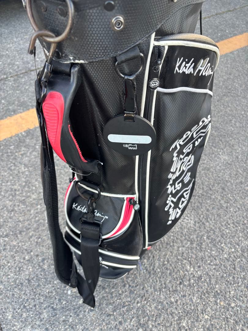 ゴルフバッグ・キャディバッグ 黒赤