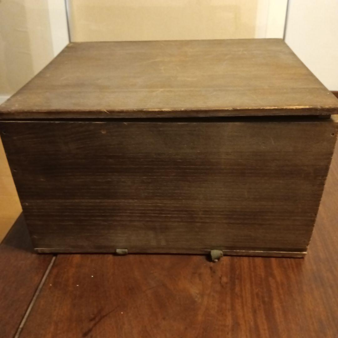 文庫 かぶせ蓋 菊彫詰 漆 文箱 BOX 小物入 漆器 御祝 贈り物 書類入れ