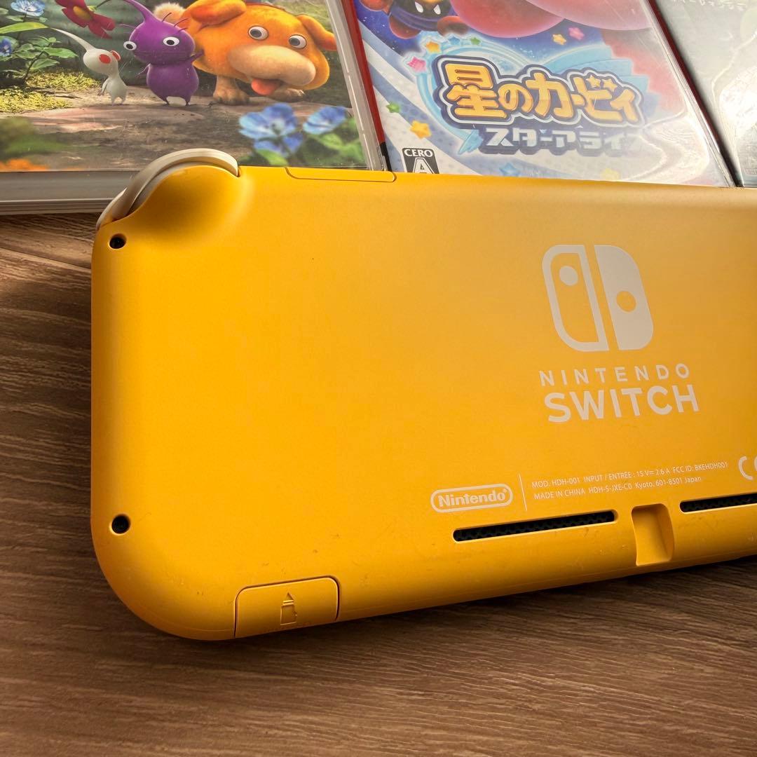 Nintendo Switch Lite イエロー + ゲーム３本