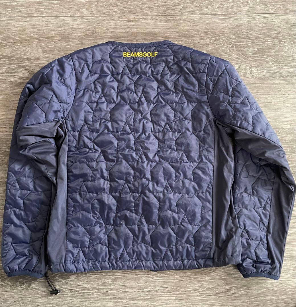 【美品】ビームスゴルフ　レディース　キルティングジャケット　サイズS ネイビー