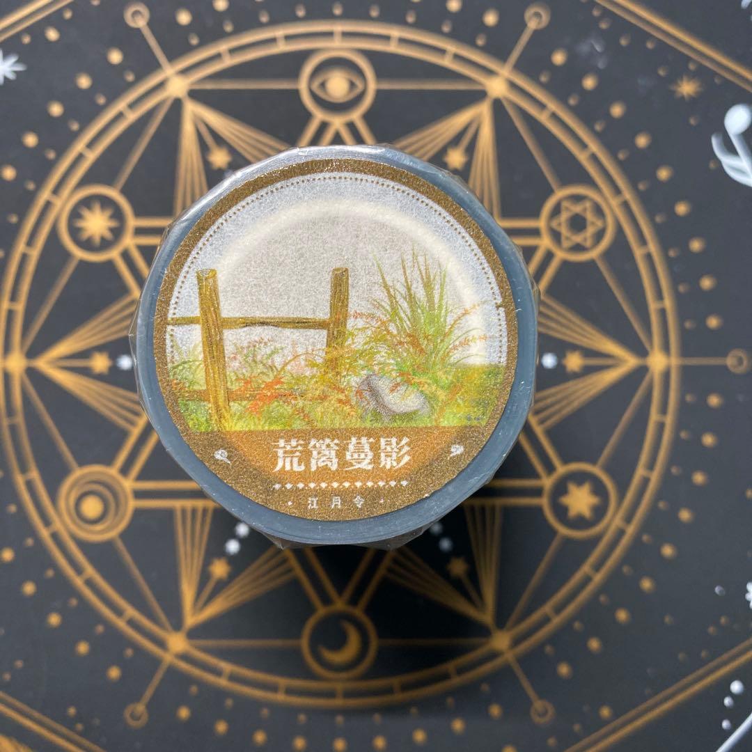 【9127】海外　マステ　5m巻　PETマスキングテープ　垣根　装飾系