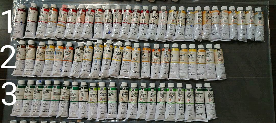 コメント必読⭐バラ売り可⭐ホルベイン 油彩絵の具9号(40ml)セット