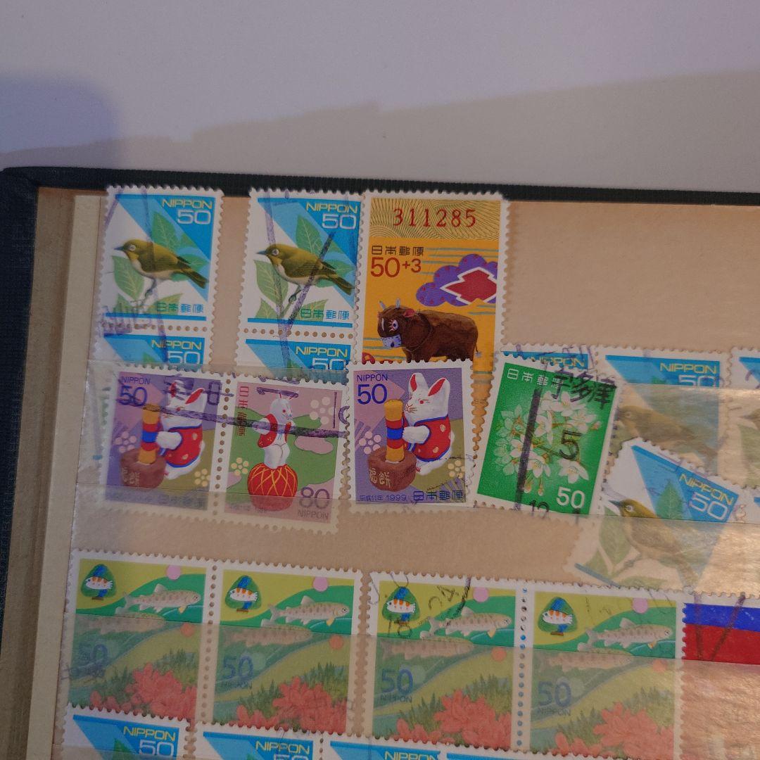NIPPON 使用済切手 ページ2 74枚まとめ売り
