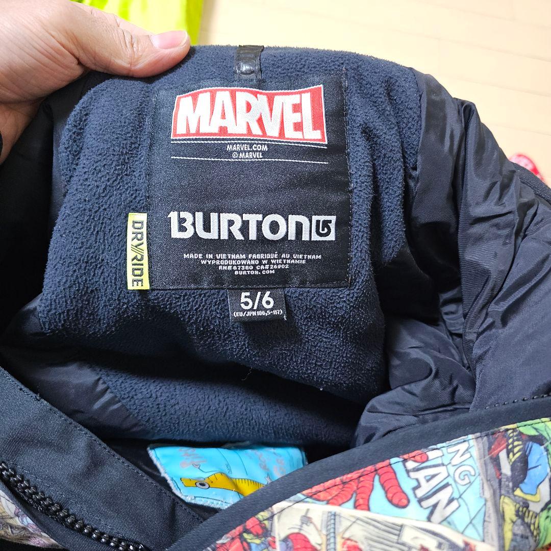 MARVEL　BURTON スノーボードウェアセット　おまけ付き