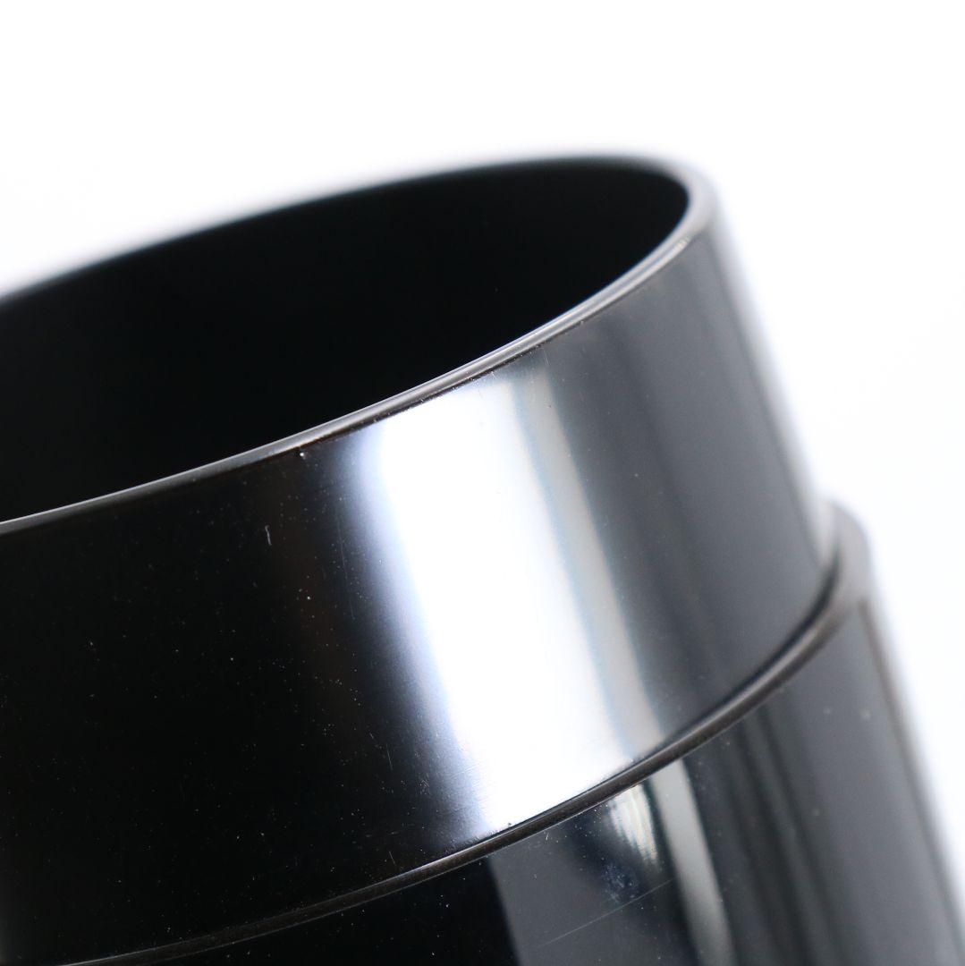 中川秀甫作 黒 中次 薄茶器 真塗 茶道具 共箱　V929　N7