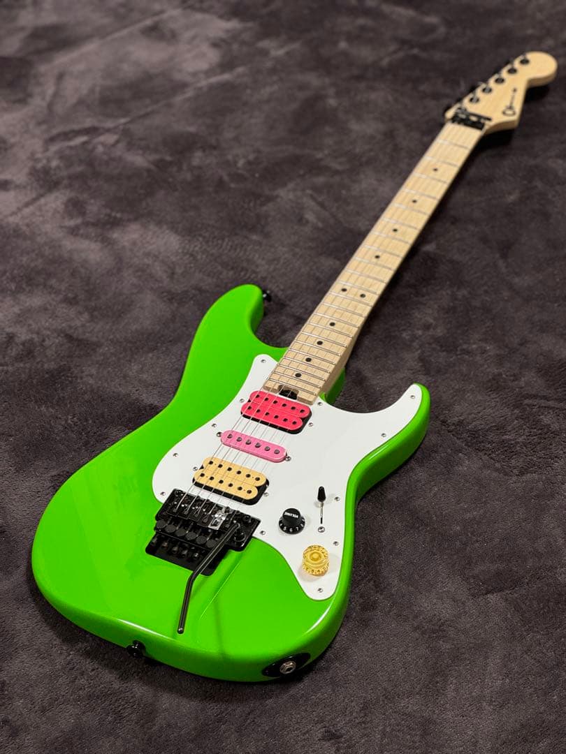 Charvel steve vai Green Meanie風MOD