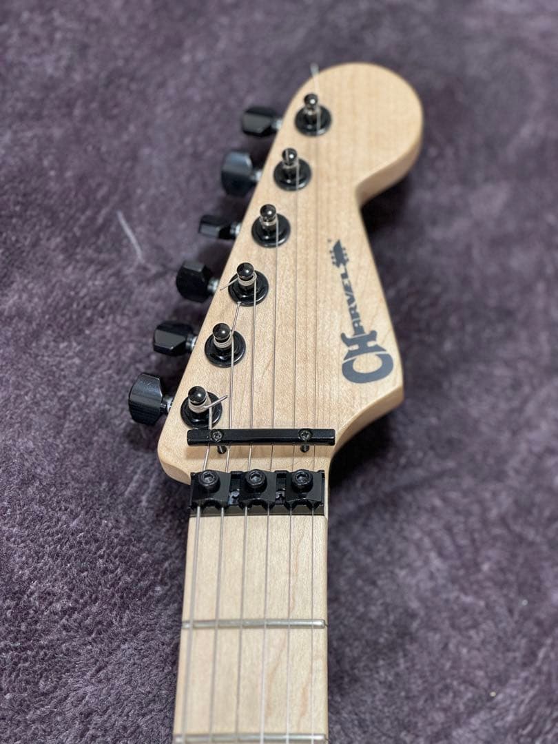 Charvel steve vai Green Meanie風MOD