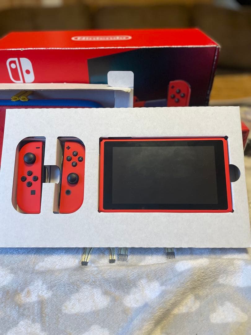 Nintendo Switch マリオレッド×ブルー 本体 カセットARK付き