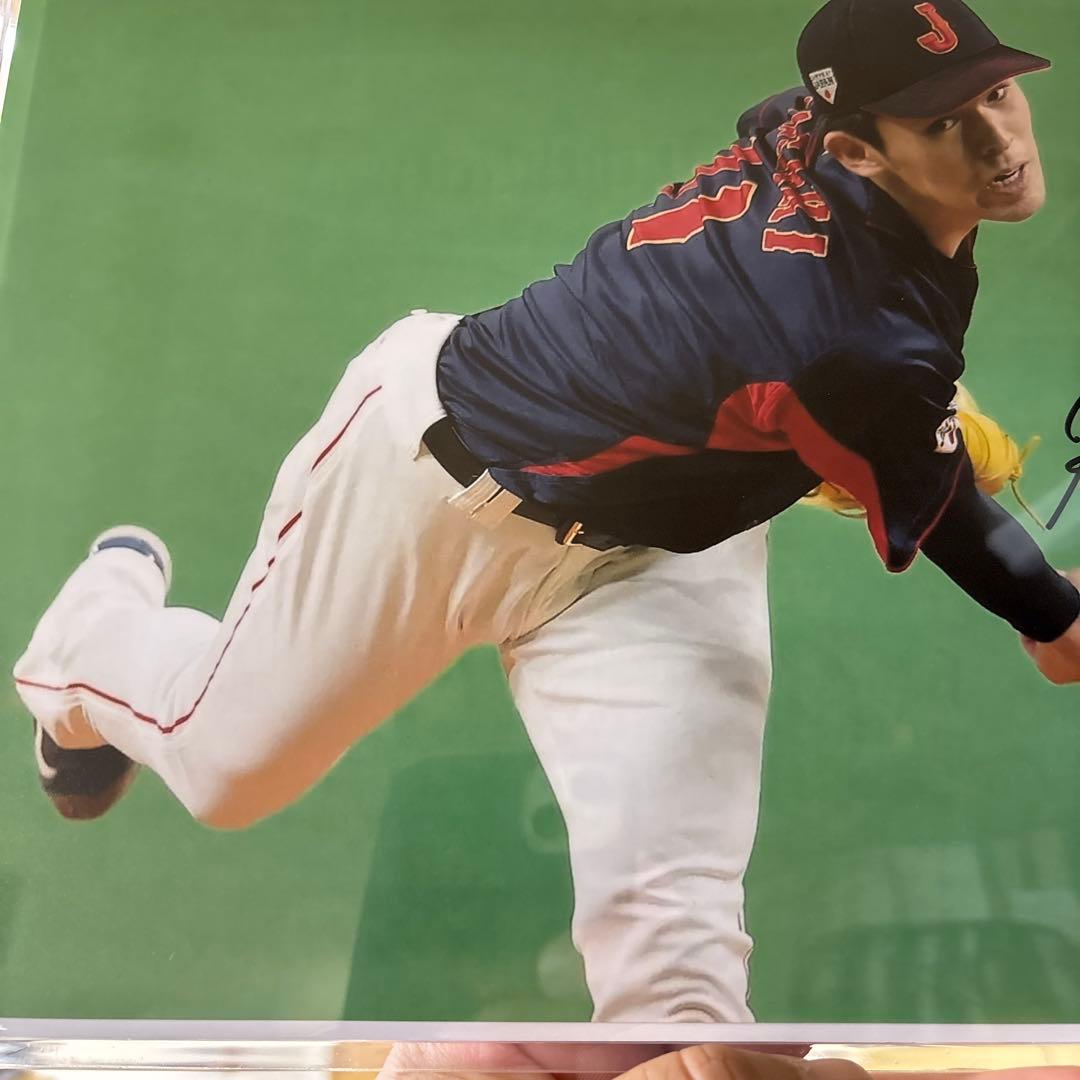 佐々木朗希選手サイン入り写真