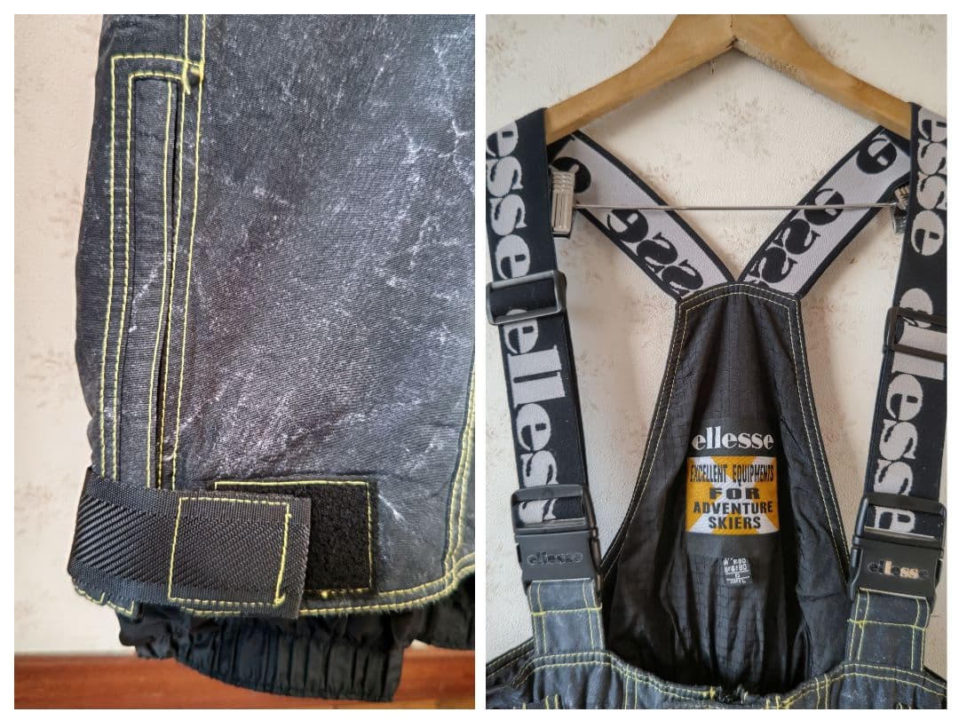 ☆エレッセ ヴィンテージ スキー スノーボードウェア 上下セット L☆