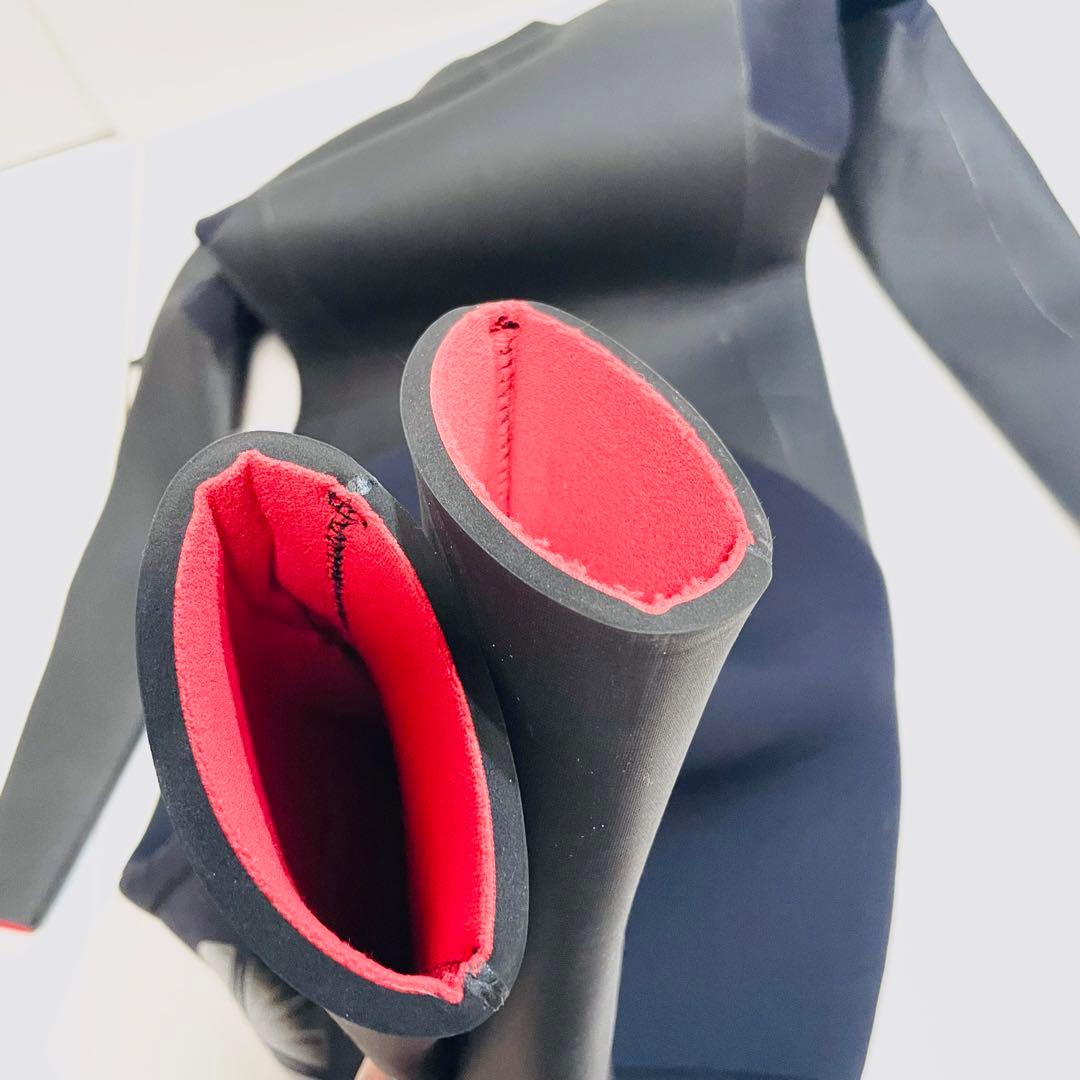 AQUAα セミドライウェットスーツ L 5/3mm ロングチェストジップ