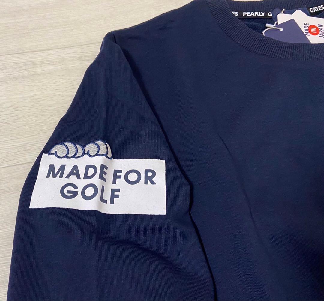 新品 正規品 パーリーゲイツ どうしちゃったPGスウェット 紺 サイズ6 XL