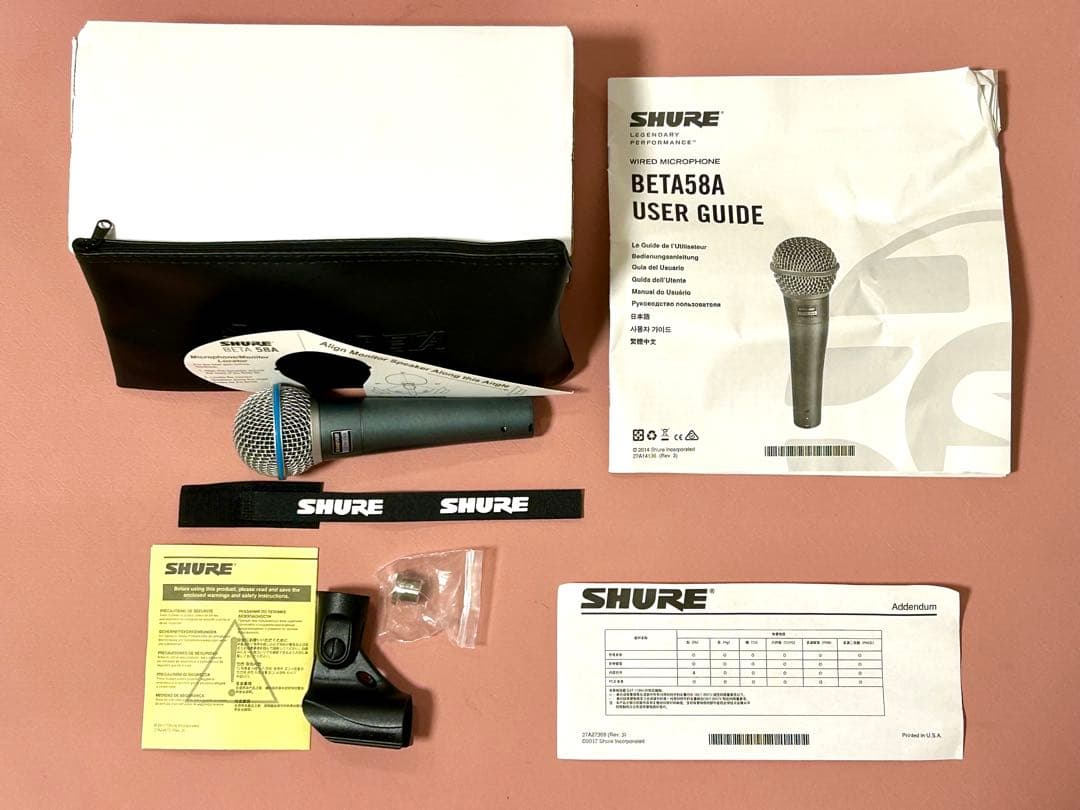 【正規品】SHURE BETA58A ダイナミックマイク