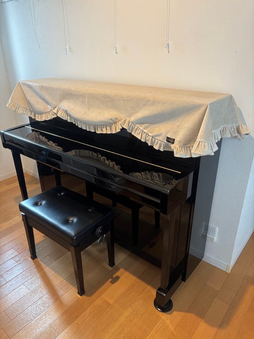 YAMAHA アップライトピアノ b113 黒 椅子•メトロノーム付