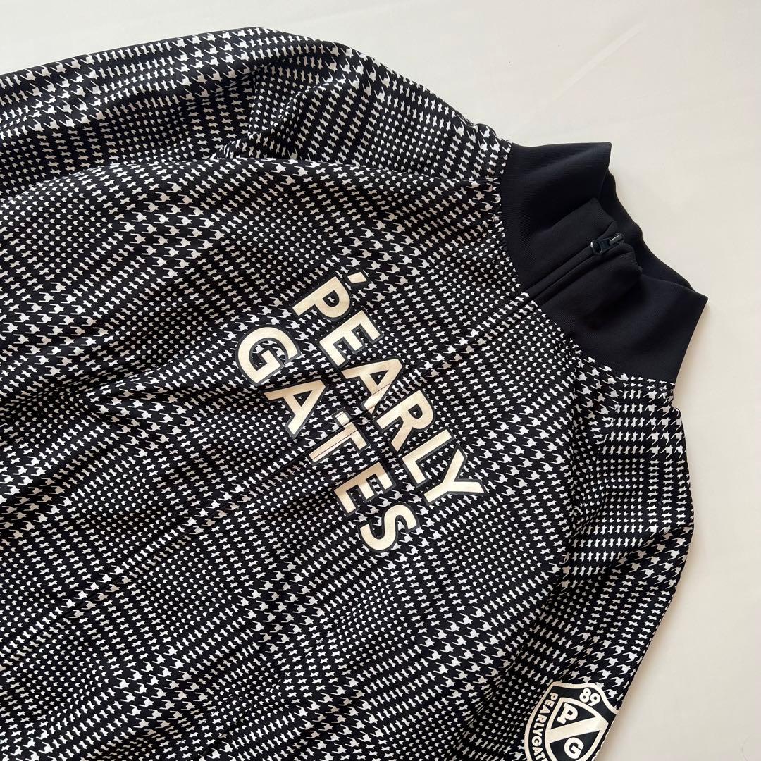 Pearly gates パーリーゲイツ　千鳥柄　ナイロンジャケット メンズ