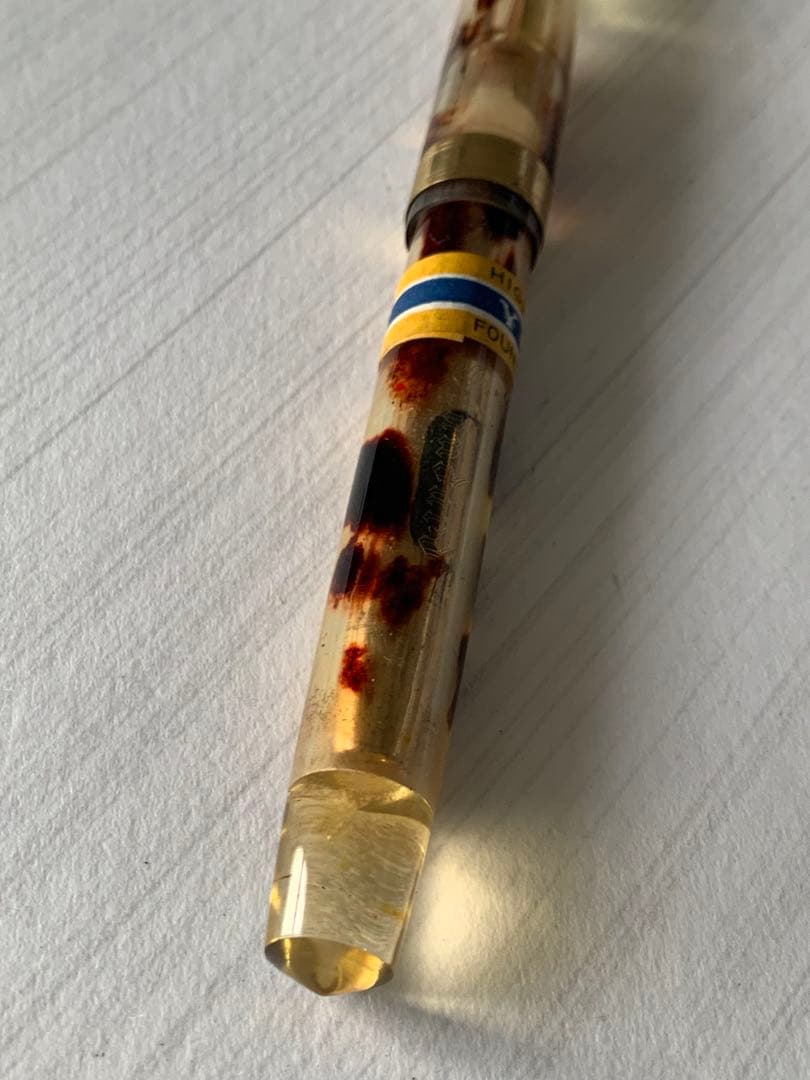 昭和レトロ 透明軸 万年筆 希少モデル