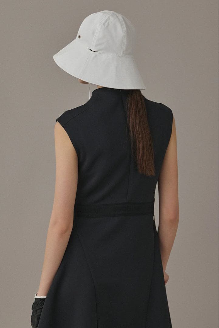 レディースウェア ESQUISE golf FLOATING MINI DRESS - BLACK