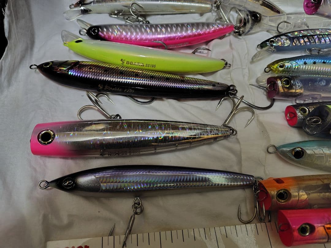 プラグ大量セット ロックショア フック、ケースまで