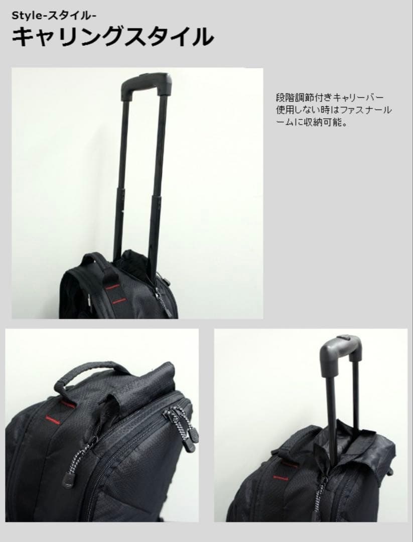 GRAND STONE 3way キャリーバッグ リュック 手持ち 40L