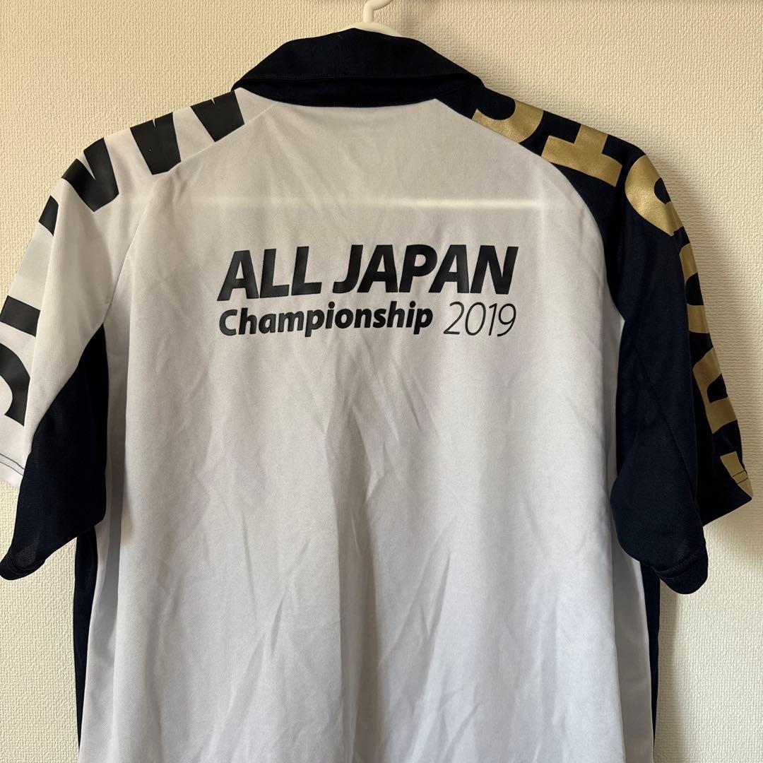 【限定商品】国体 デサント ポロシャツ バレーボール Oサイズ