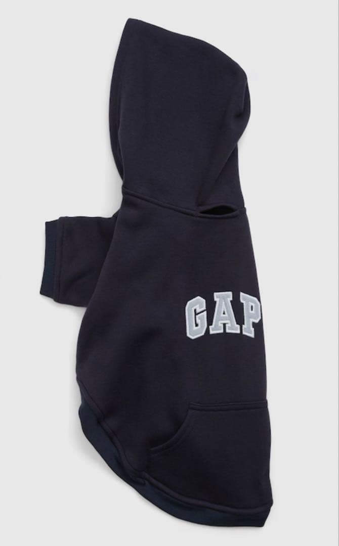 3点セットGAP ロゴ 犬 服パーカー 新品 XLサイズ ブラックグレーネイビー