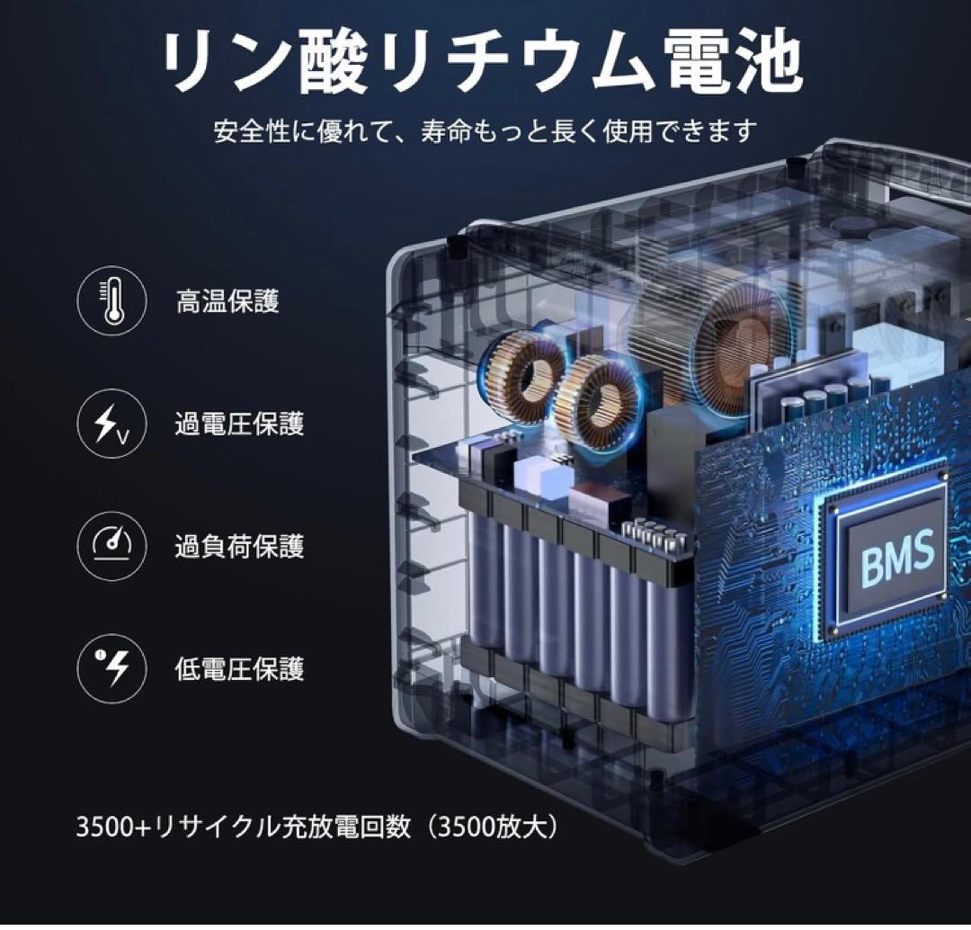 こ*や様 SolarPlay 2500W ポータブル電源2300Wh/72000