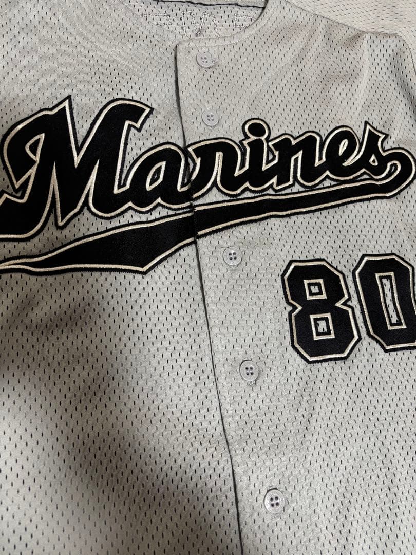 千葉ロッテマリーンズ バレンタイン ユニフォーム ビジター 実使用 1995年