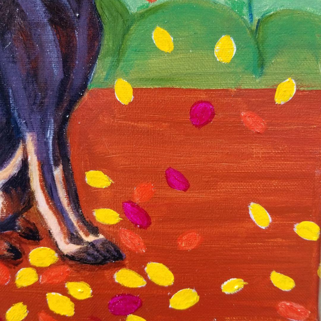 油絵　専用　秋のまあろちゃん