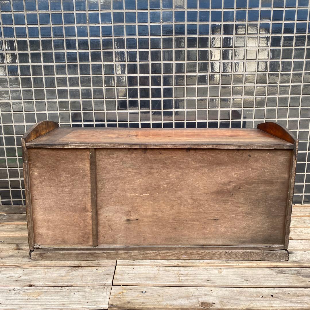 時代物 飾り棚 収納 ローチェスト 古家具 古民家 大正 骨董品 インテリア