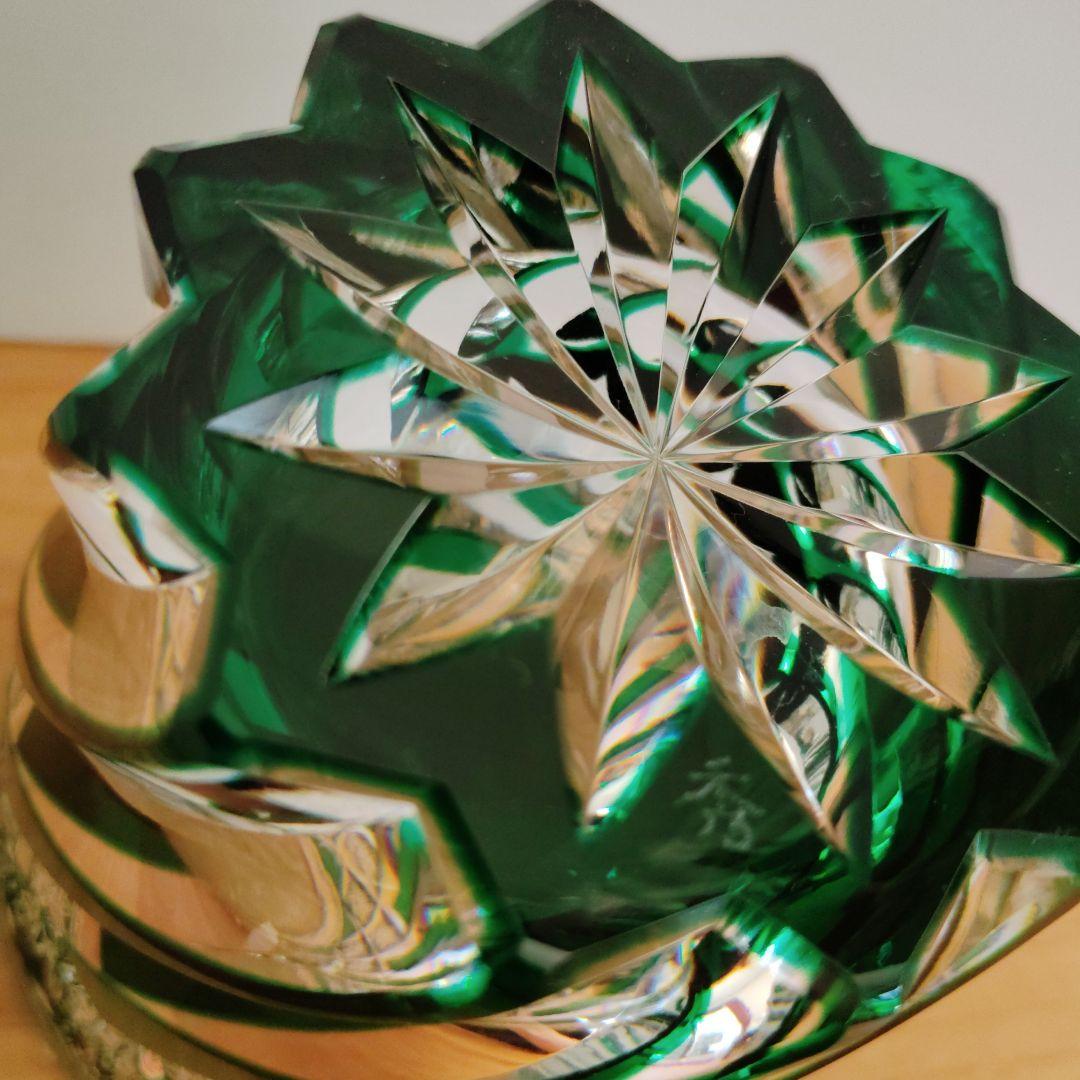 【美品】江戸切子２点　作高野秀徳