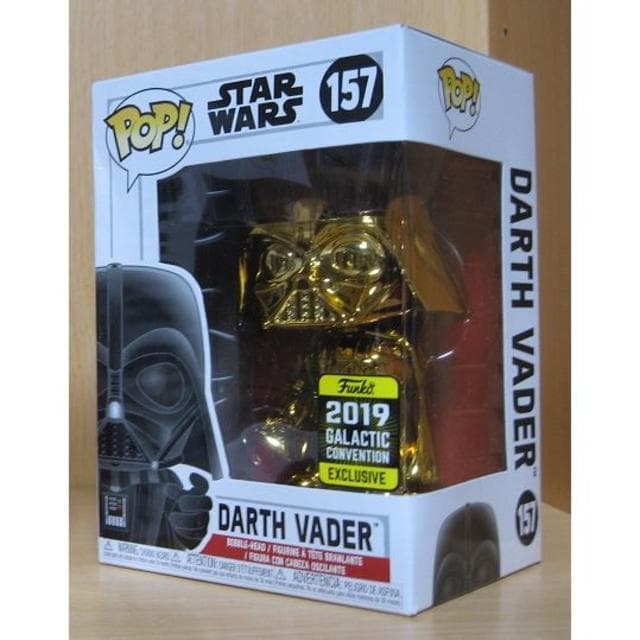 限定 Funko POP スターウォーズ ダース・ベイダー ゴールド #157