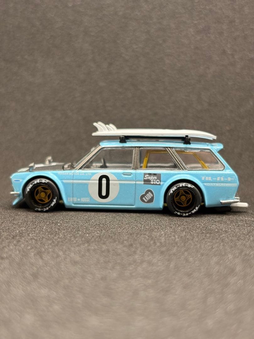 MINIGT 1/64 街道ハウス ダットサン 510 ワゴン カスタム 箱無
