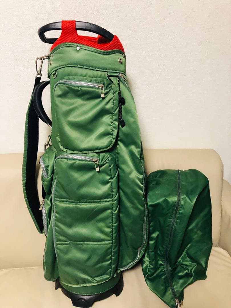 【送料込み】廃盤希少　大人気　オノフ キャディバッグ グリーン　OB0422