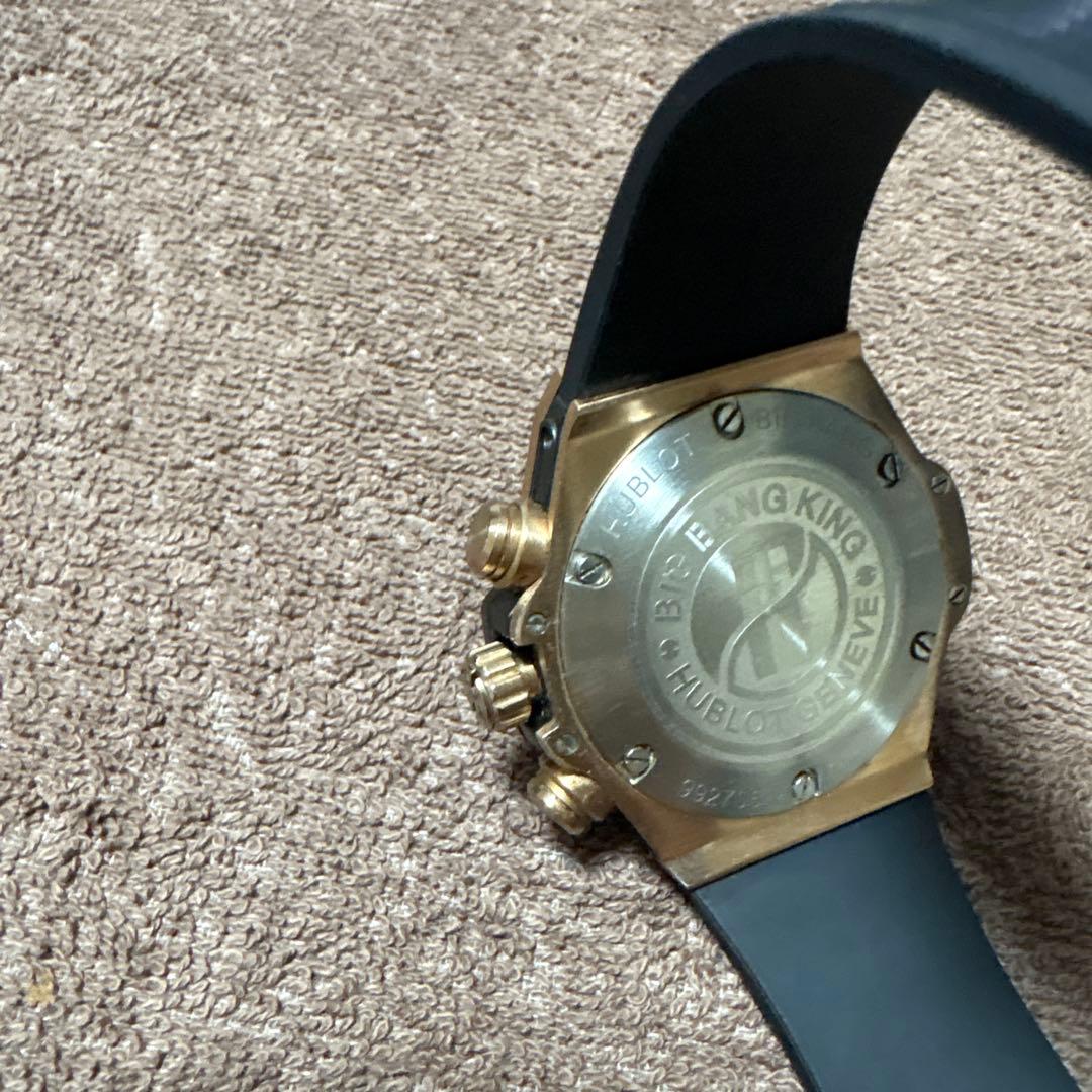 Hublot King Power ブラック ゴールド