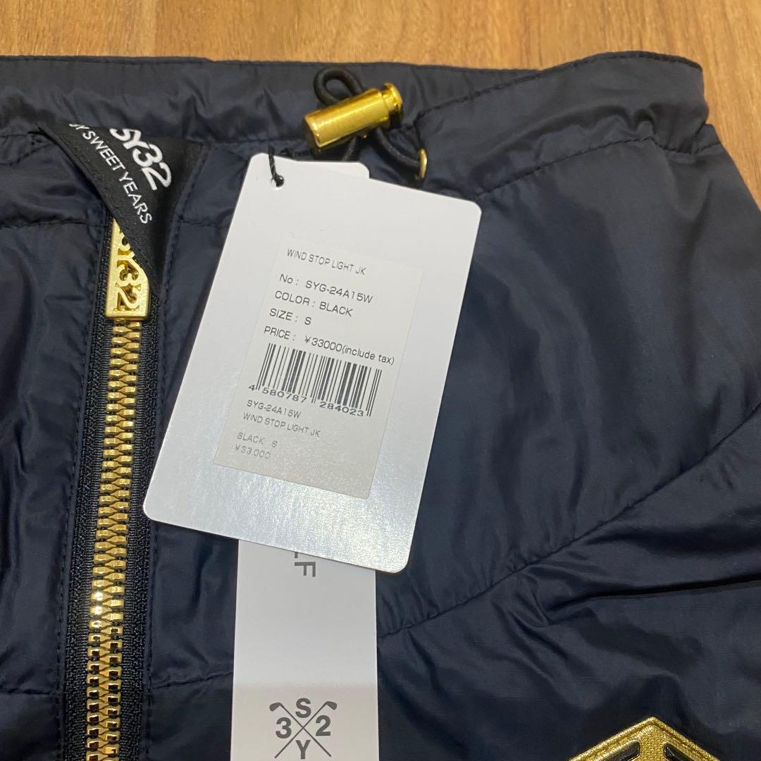 【SY32 SWEET YEARS】レディース ウィンドブレーカー S ブラック