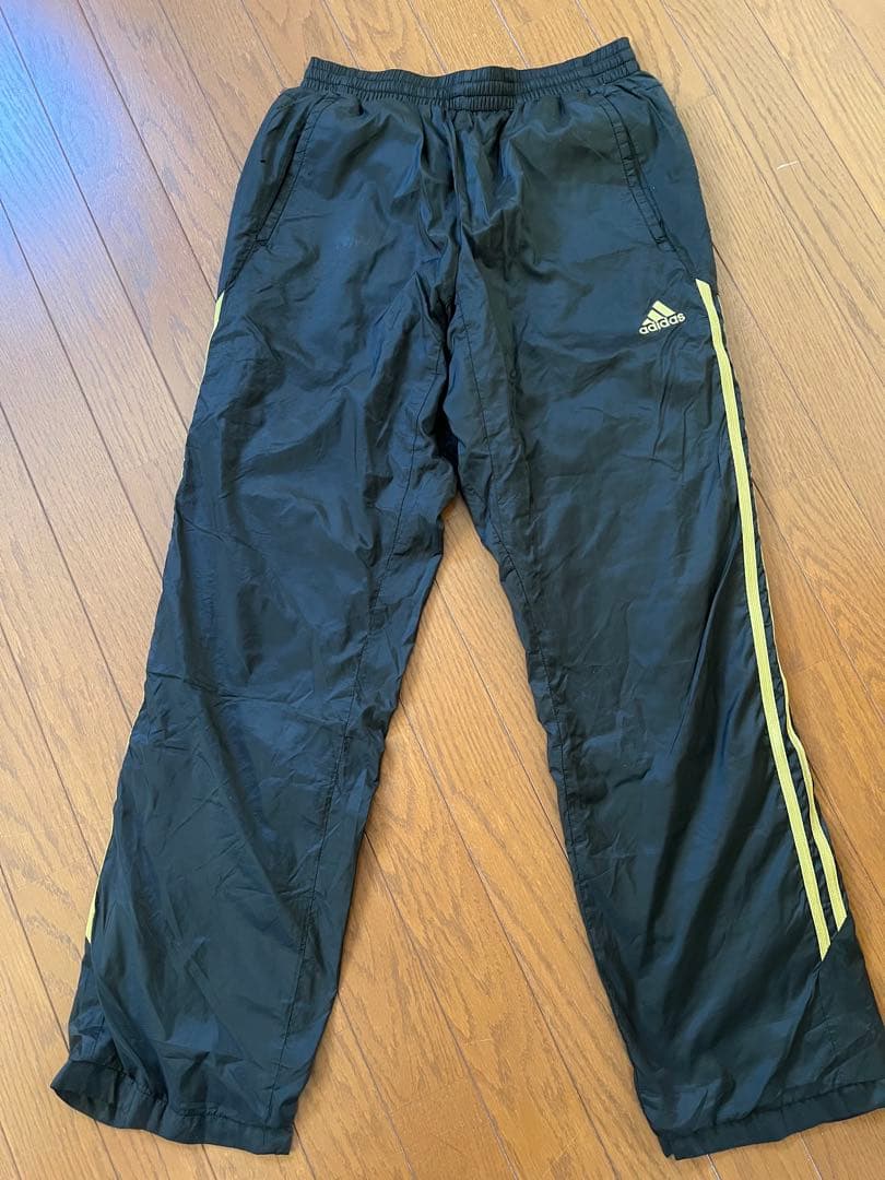 adidas ジャージ上下セット L ブラック/イエロー