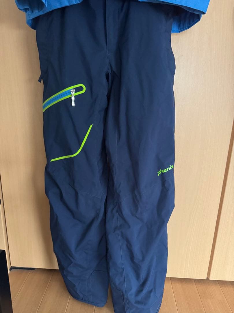 【美品】Phenix スキーウェアセット 青と紺