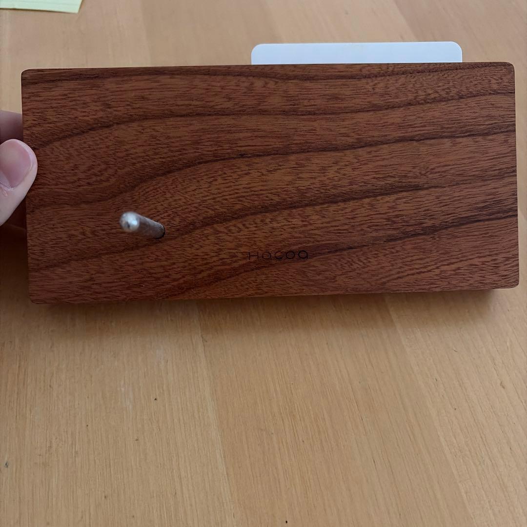 ハコア　万年カレンダー　欅