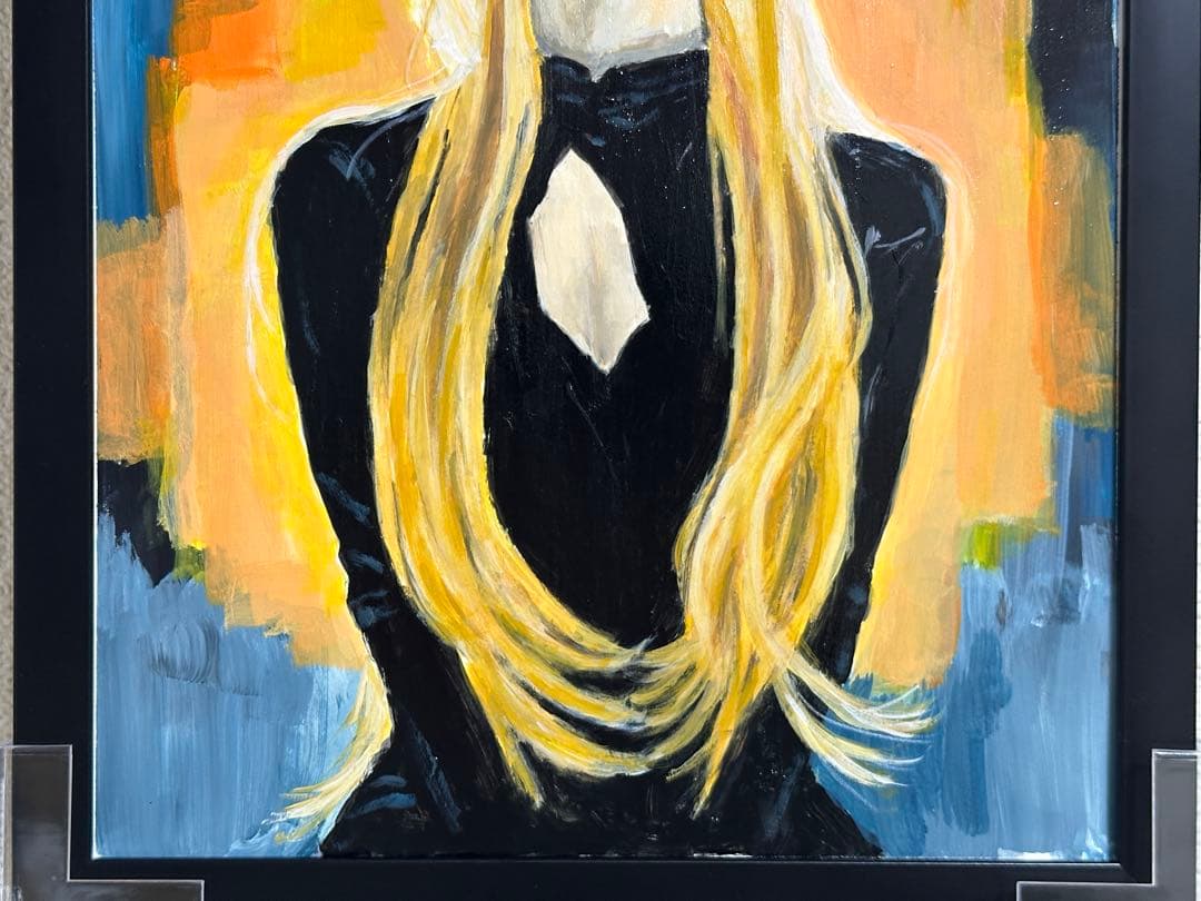 「光とまなざしの先」＊A4サイズ アクリル画／手描き原画