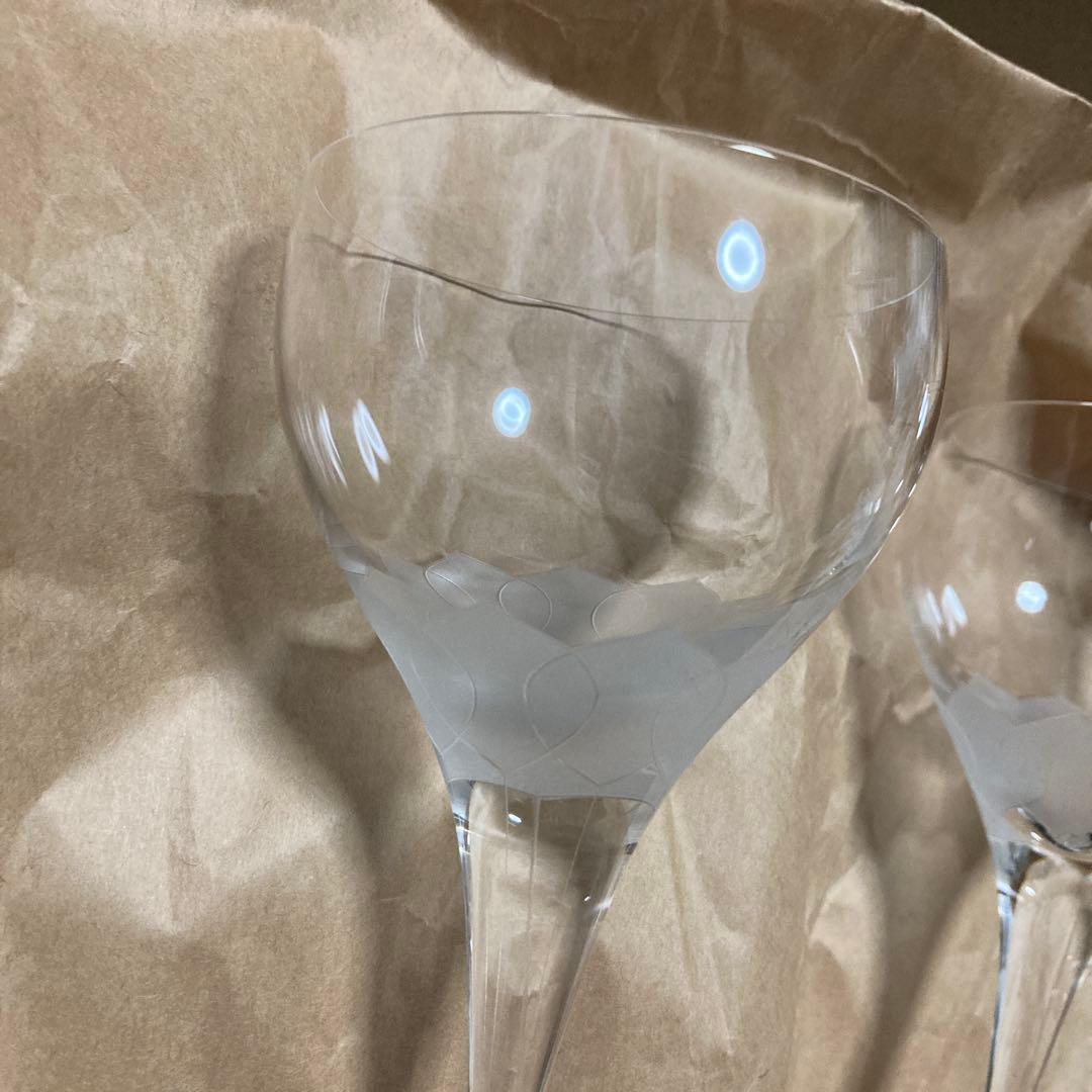 未使用長期保管品　希少　ドイツ ローゼンタール ワイングラスセット 蓮花ロータス