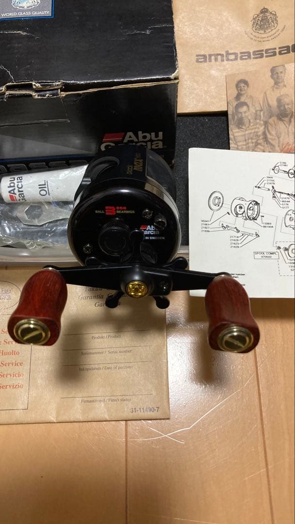 極美品　ambassadeur Black Max 1600C アブ　未使用