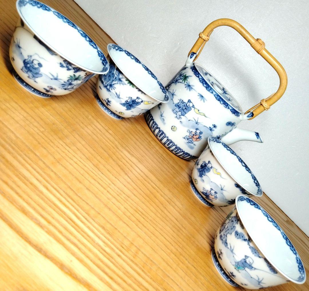 ☆ 平安竹峰 清水焼 茶器揃い