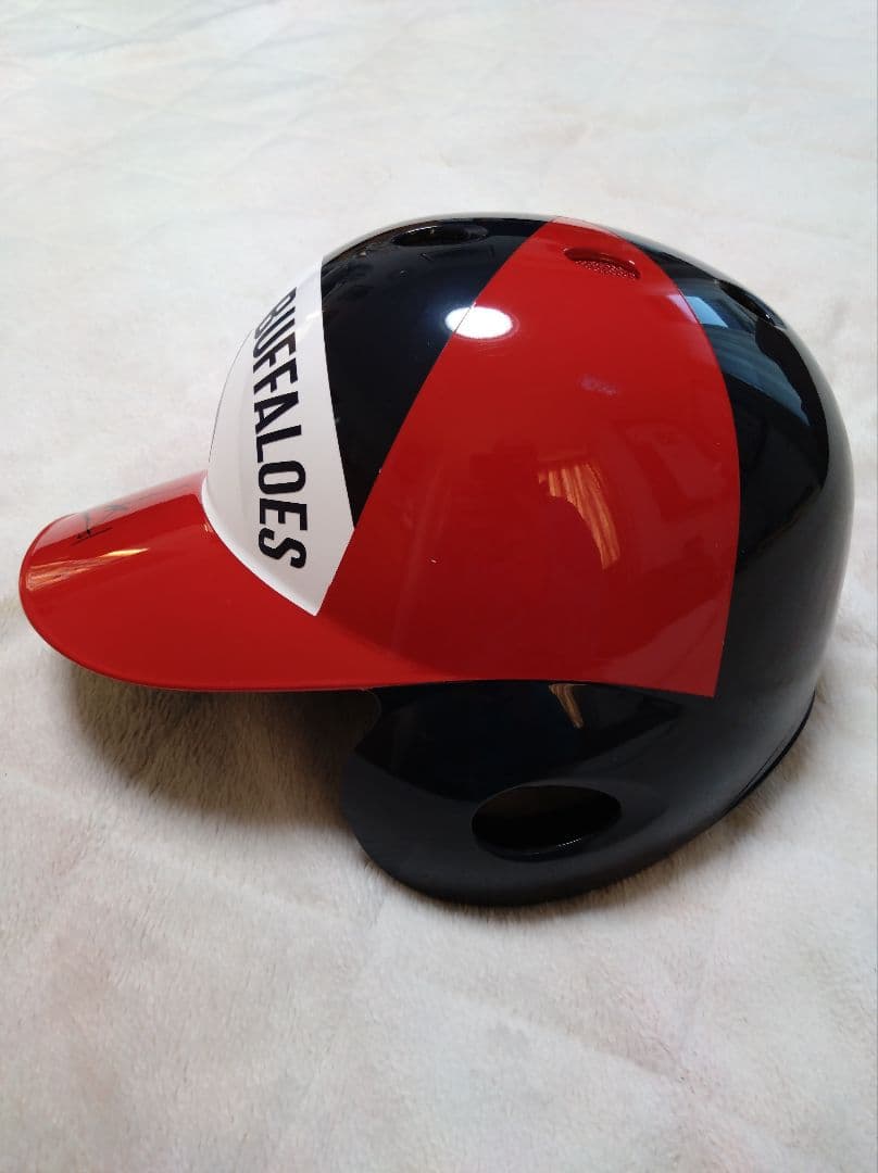 オリックス・バファローズ 実使用 サイン入り ヘルメット 中島裕之 ♯１