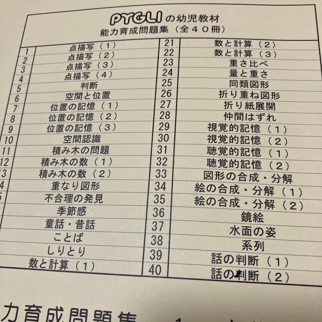 ピグマリオン ピグリ PYGLI 40冊 極美品 書き込みなし 破れなし 浜学園